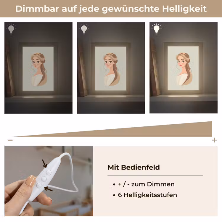 Nachtlicht Kinder - Prinzessin - Tiara - Grün — 7