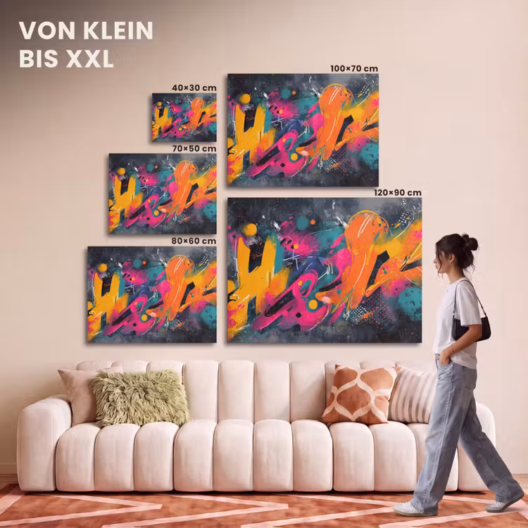 Akustikbild - Abstrakt - Graffiti - Farbenfroh - Farbspritzer — 7