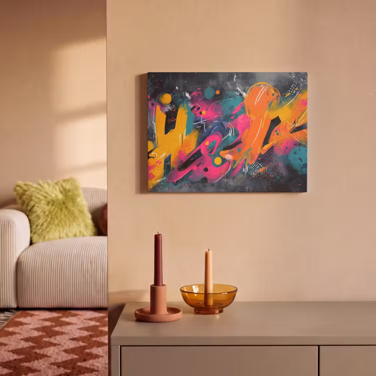 Akustikbild - Abstrakt - Graffiti - Farbenfroh - Farbspritzer — 2