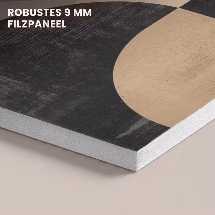 Akustikbild - Abstrakt - Formen - Modern - Beige — 5