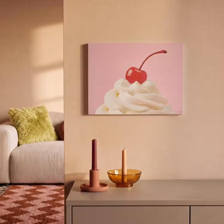 Akustikbild - Kirsche - Schlagsahne - Rosa — 2