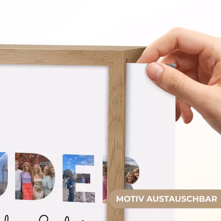 Personalisierte Lightbox - Bruder - Buchstaben-Collage — 4