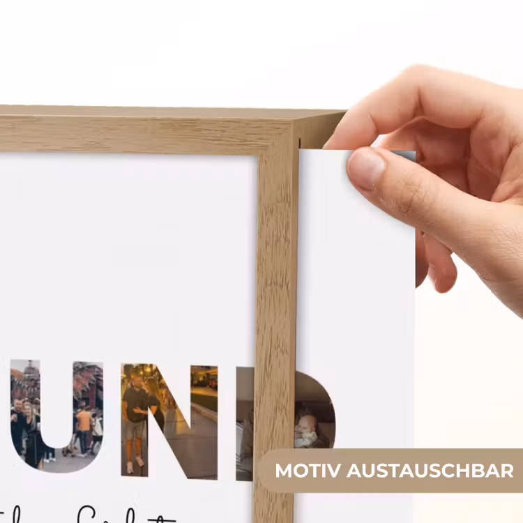 Personalisierte Lightbox - Freund - Buchstaben-Collage — 4