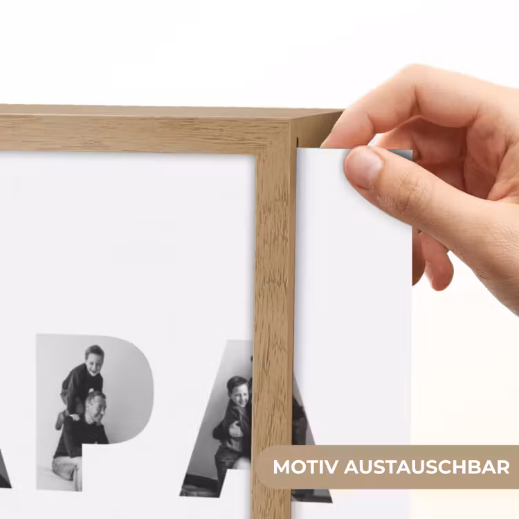 Personalisierte Lightbox - Daddy - Buchstaben-Collage — 4