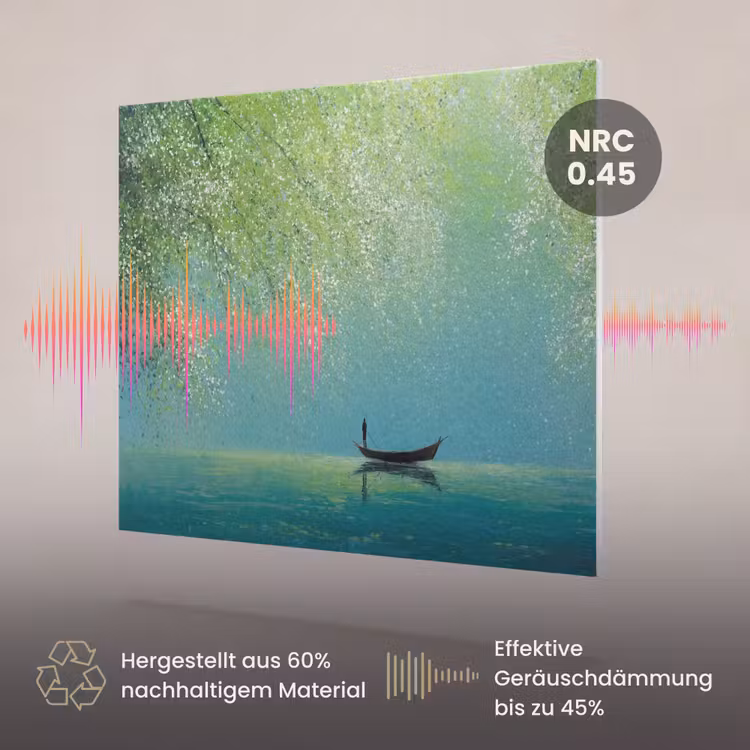 Akustikbild - Boot - Wasser - Blätter - Blüten — 3