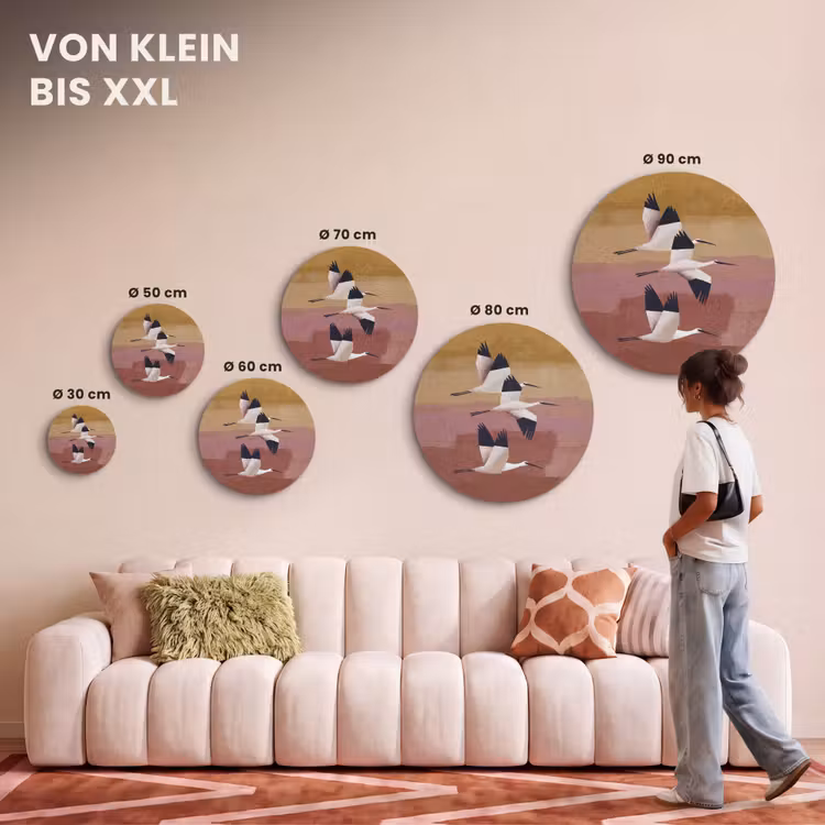 Akustikbild - Rund - Vögel - Schnabel - Abstrakt — 7
