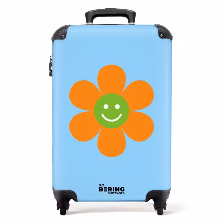 Koffer - Blume - Smiley - Farbenfroh — 1