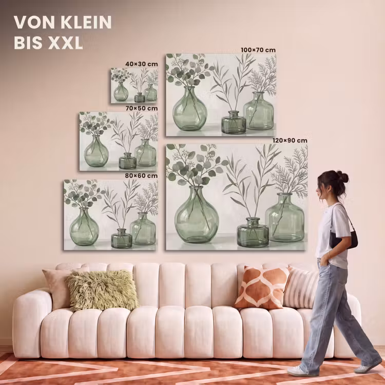 Akustikbild - Vasen - Blätter - Grün — 7