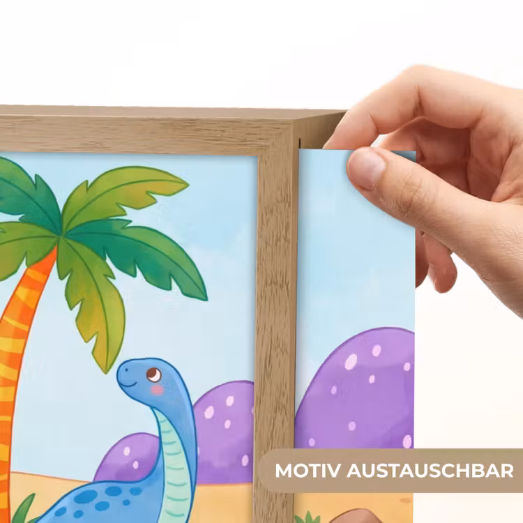 Nachtlicht Kinder - Dinosaurier – Dschungel – Illustration — 5