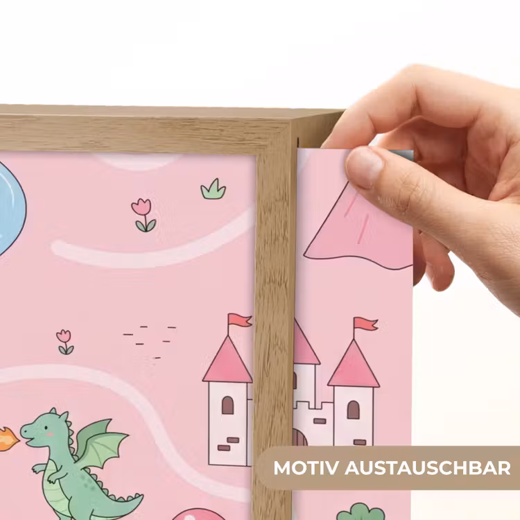 Nachtlicht Kinder - Einhorn – Fantasie – Rosa — 5