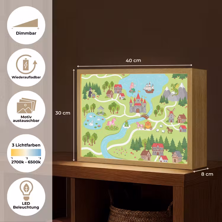 Nachtlicht Kinder - Schloss – Fantasie – Cartoon — 10