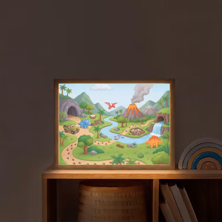 Nachtlicht Kinder - Vulkan – Lava – Vorgeschichte — 2