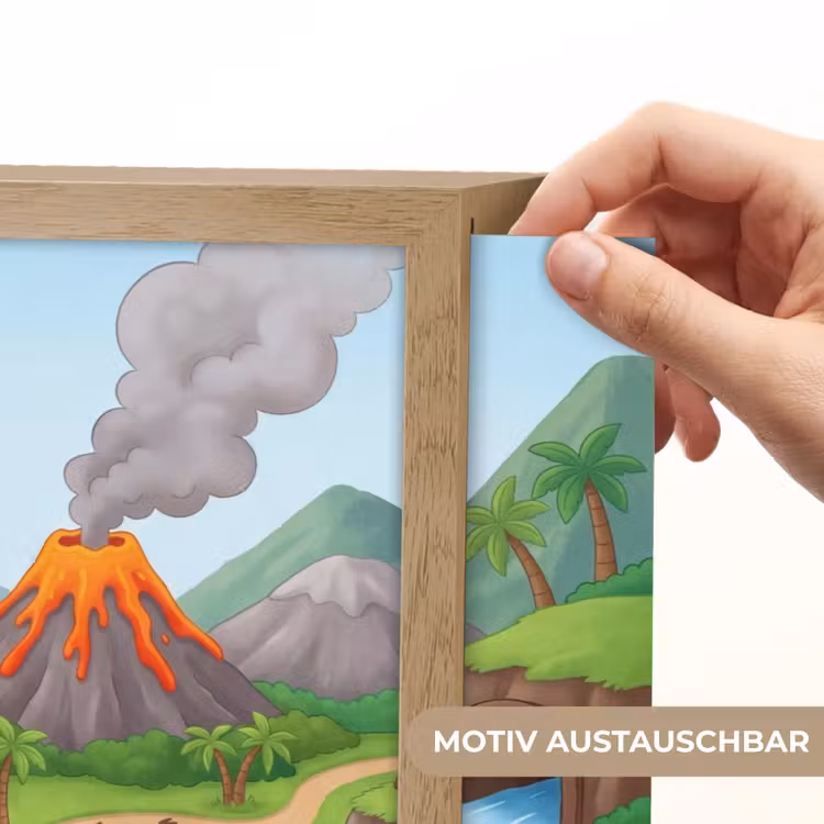 Nachtlicht Kinder - Vulkan – Lava – Vorgeschichte — 5