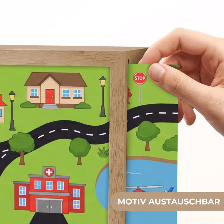 Nachtlicht Kinder - Dorf – Straßen – Cartoon — 5