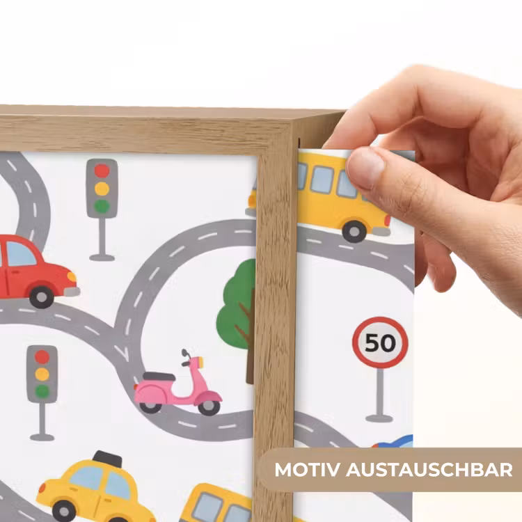 Nachtlicht Kinder - Fahrzeug – Straße – Muster — 5