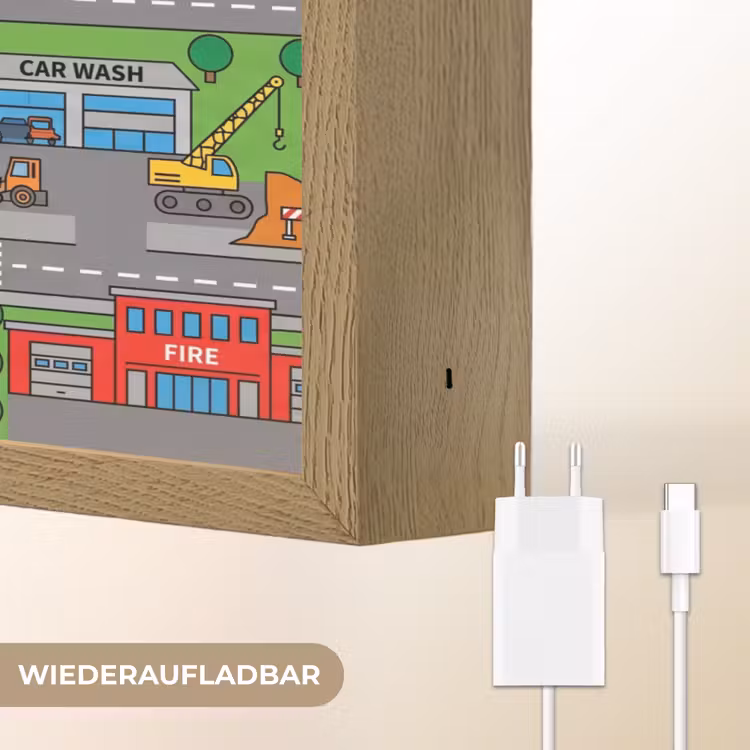 Nachtlicht Kinder - Gebäude – Straßen – Kindlich — 9