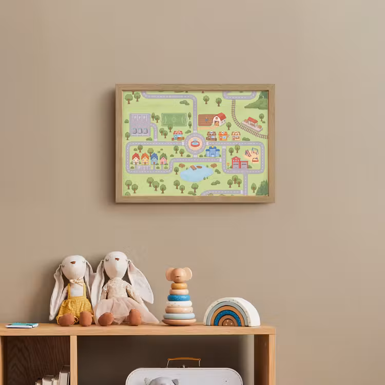 Nachtlicht Kinder - Lageplan – Dorf – Kind — 3