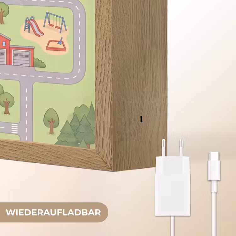 Nachtlicht Kinder - Lageplan – Dorf – Kind — 9