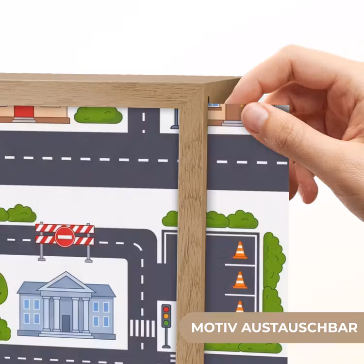 Nachtlicht Kinder - Stadt – Stadtplan – Illustration — 5