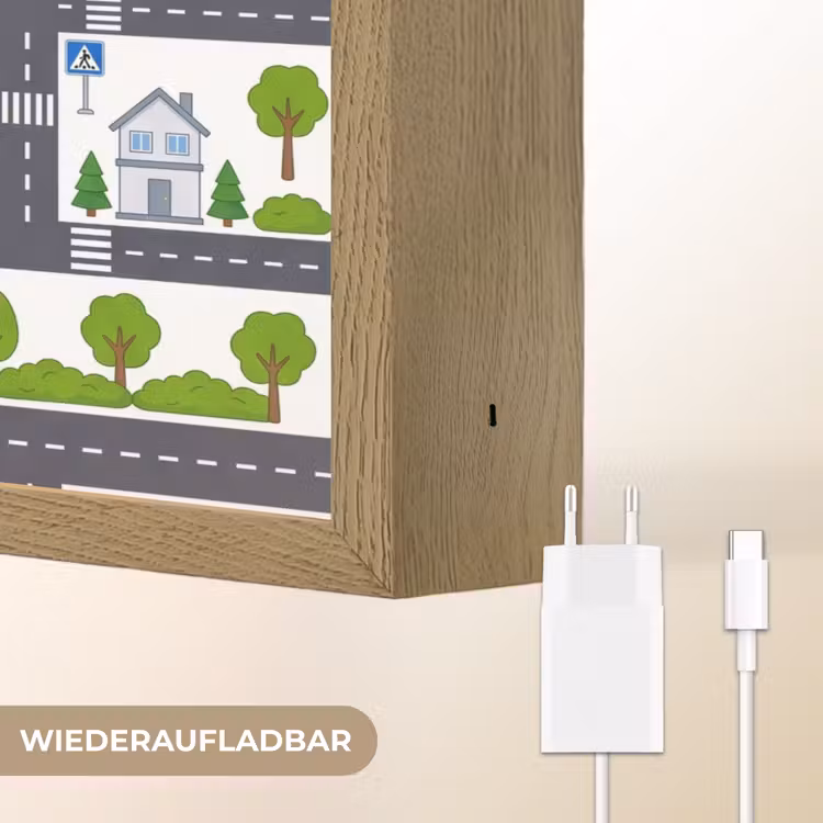 Nachtlicht Kinder - Stadt – Stadtplan – Illustration — 9