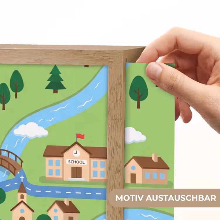 Nachtlicht Kinder - Stadt – Straßen – Häuser — 5