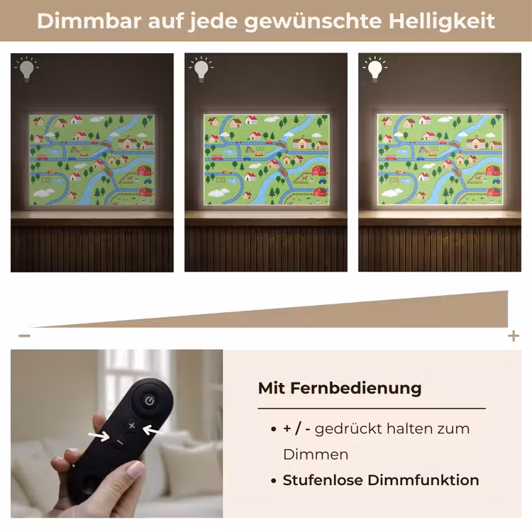 Nachtlicht Kinder - Stadt – Straßen – Häuser — 7