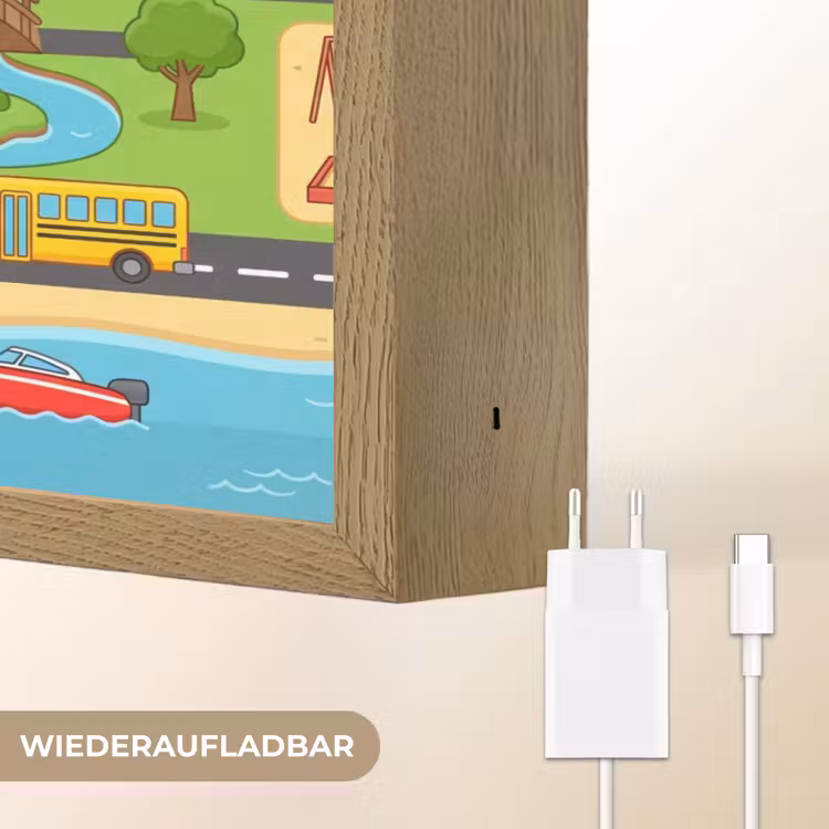 Nachtlicht Kinder - Stadt – Verkehr – Karikatur — 9