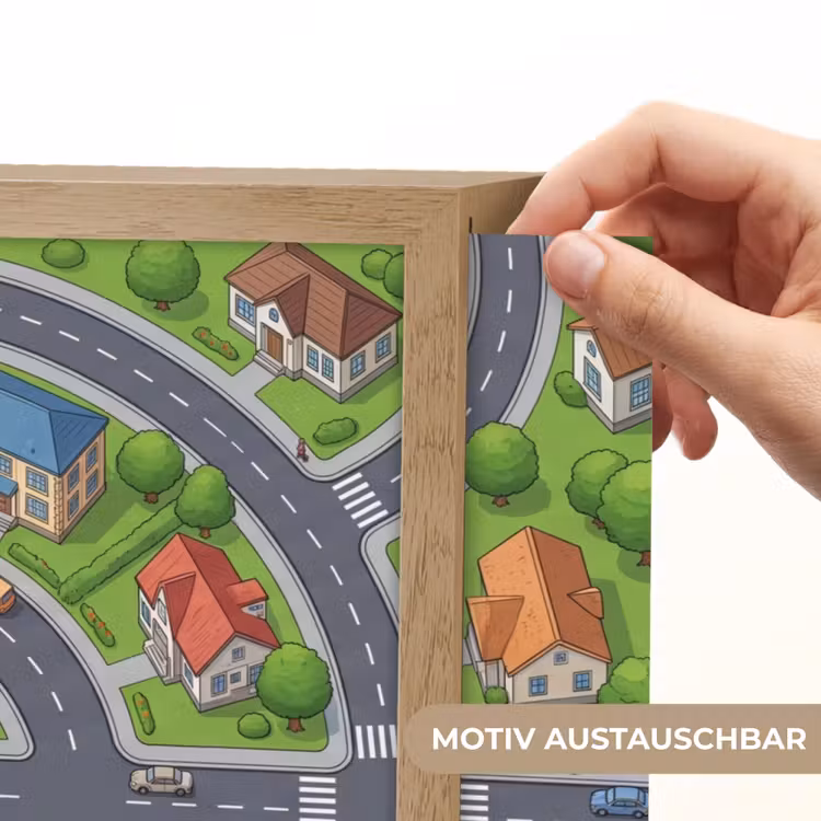 Nachtlicht Kinder - Wohnviertel – Bovenaf – Cartoon — 5