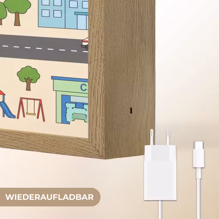 Nachtlicht Kinder - Stadt – Gebäude – Straßen — 9