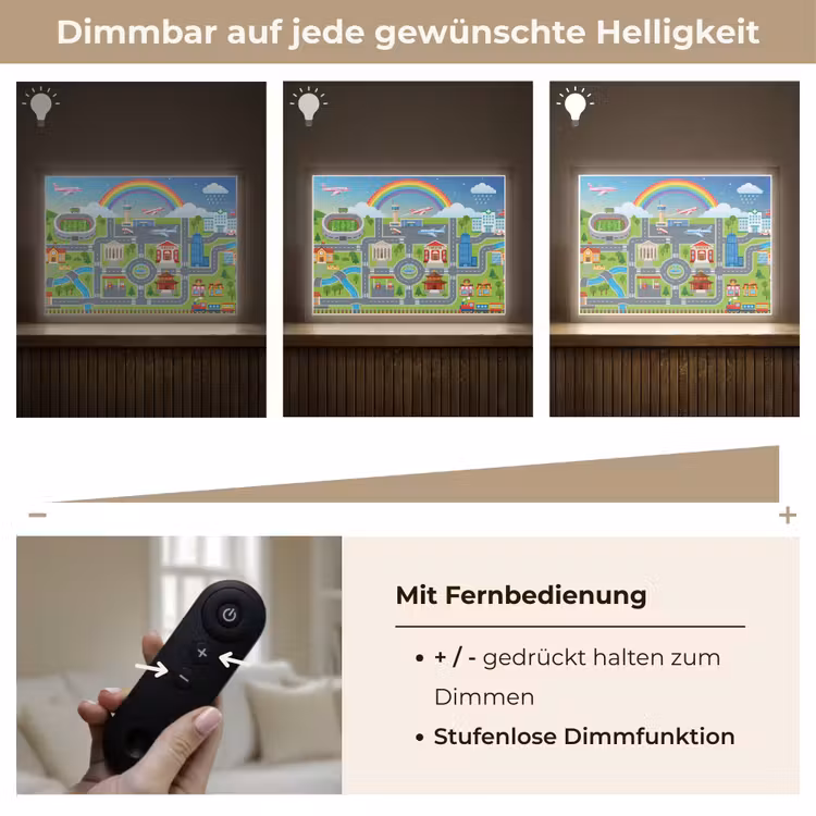 Nachtlicht Kinder - Stadt – Stadtplan – Karikatur — 7