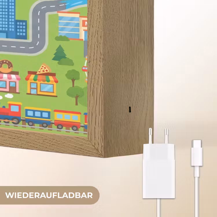 Nachtlicht Kinder - Stadt – Stadtplan – Karikatur — 9