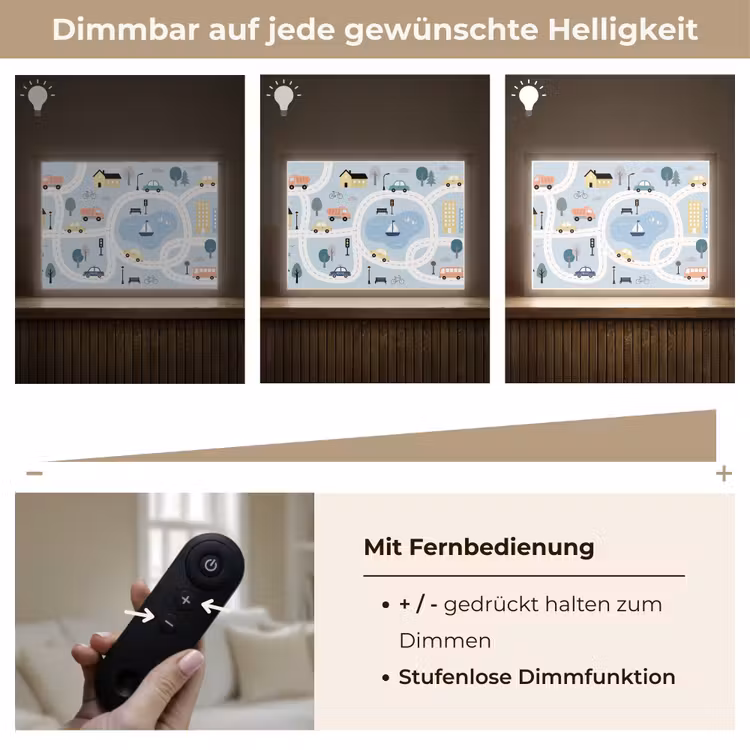 Nachtlicht Kinder - Stadt – Straßen – Autos — 7