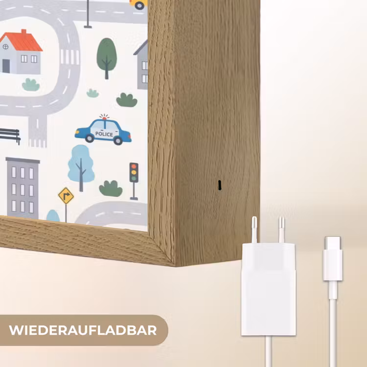 Nachtlicht Kinder - Stadt – Verkehr – Muster — 9