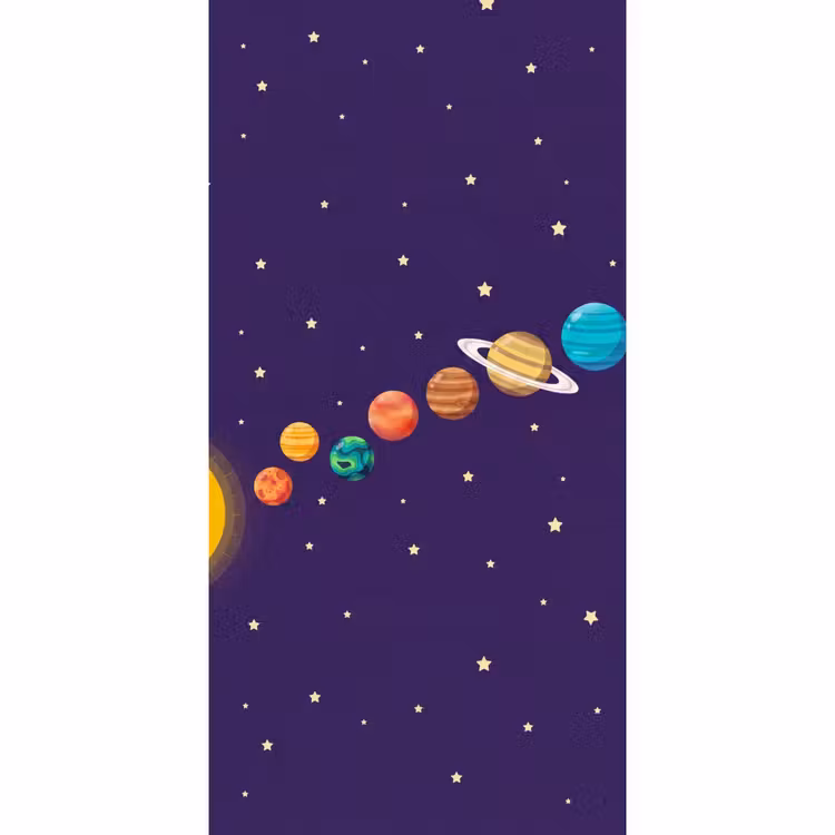 Tapete - Sonnensystem – Weltraum – Illustration — 2
