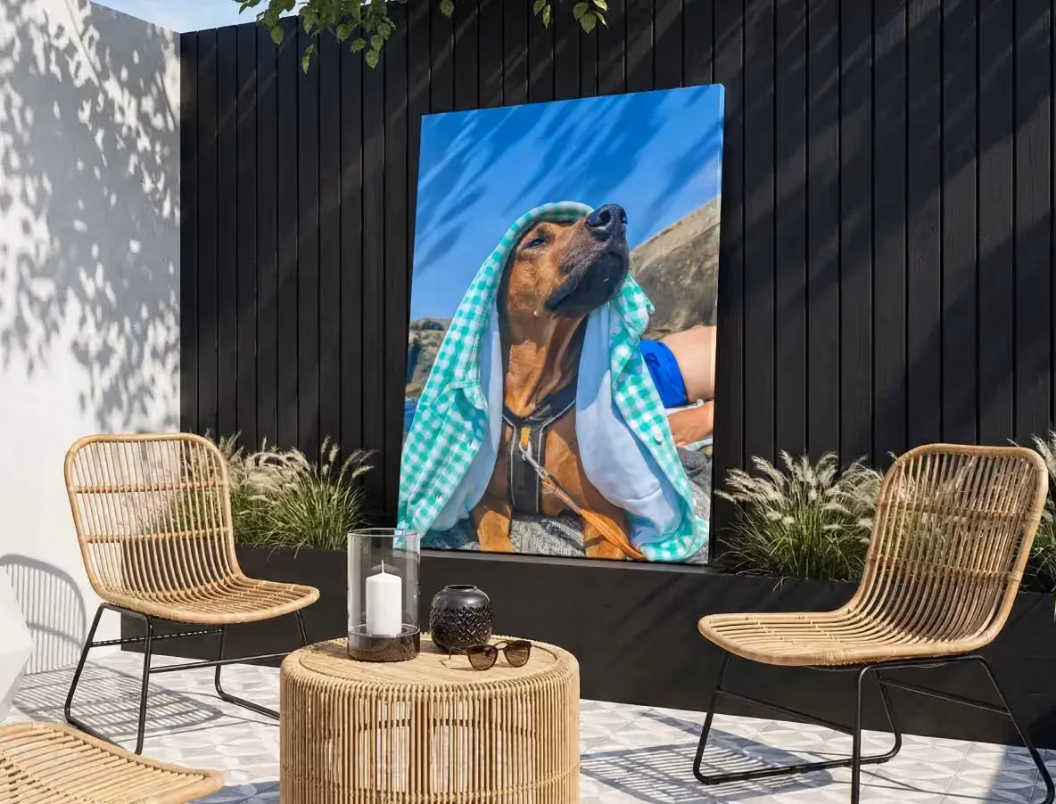 <h2>Dein Foto als Outdoor-Showstopper</h2>