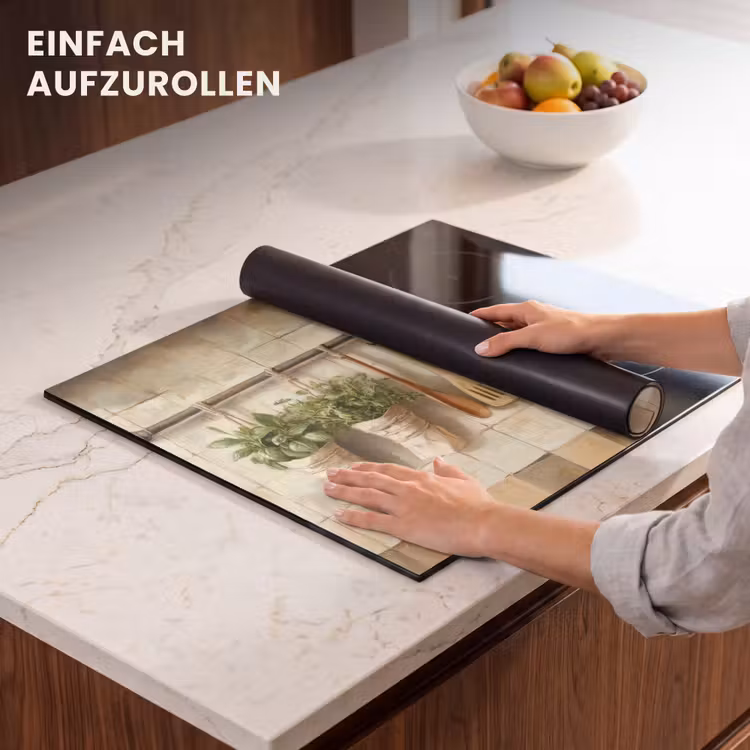 Herdabdeckplatte - Holz - Küchengeräte - Stilleben - Kacheln — 7