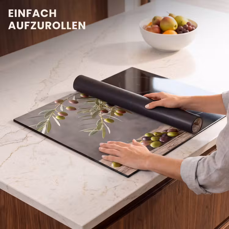Herdabdeckplatte - Olivenbaum – Oliven – Natur — 7
