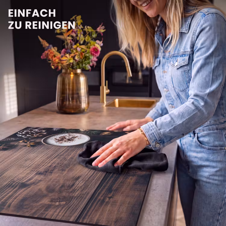 Herdabdeckplatte - Holz - Rustikal - Warm - Natürlich — 6