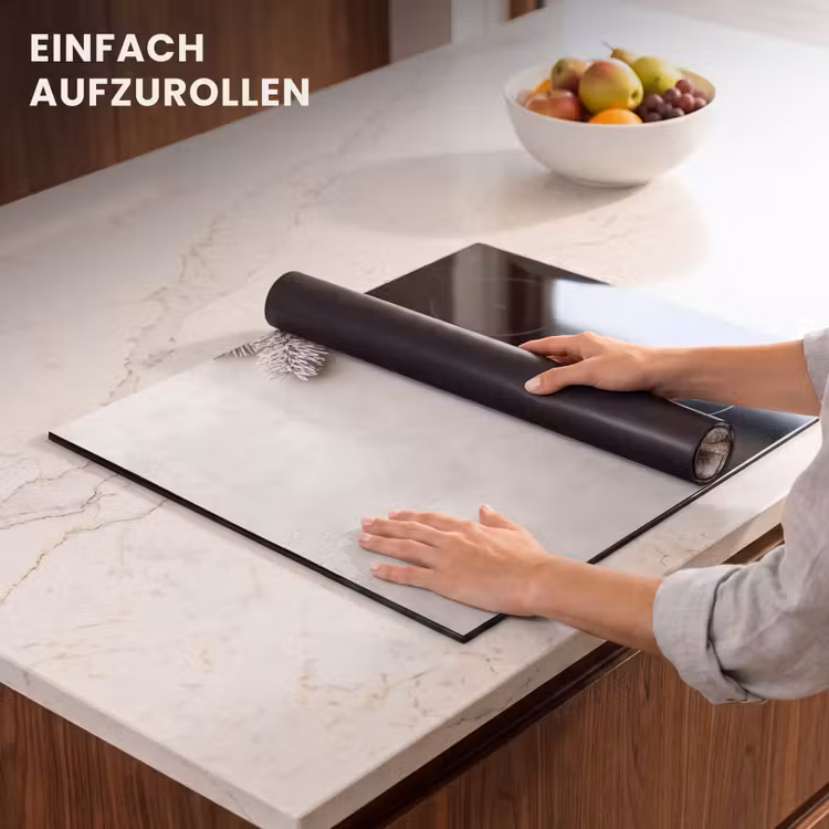Herdabdeckplatte - Kräuter - Winter - Milch - Beton — 7
