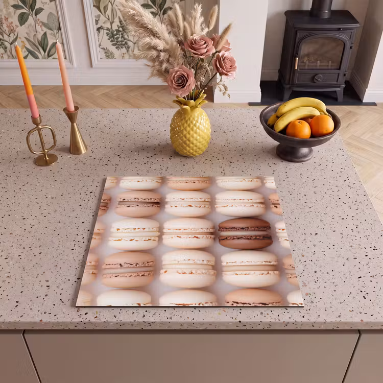 Herdabdeckplatte - Makronen - Beige - Braun — 2