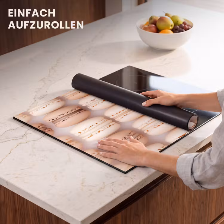 Herdabdeckplatte - Makronen - Beige - Braun — 7