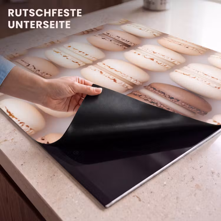 Herdabdeckplatte - Makronen - Beige - Braun — 9