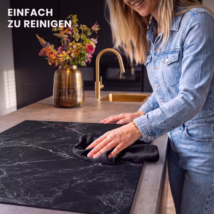 Herdabdeckplatte - Blitzschlag von Black Marble — 6