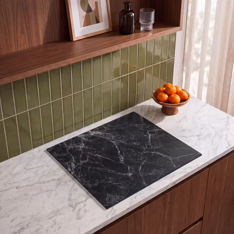 Herdabdeckplatte - Blitzschlag von Black Marble — 8