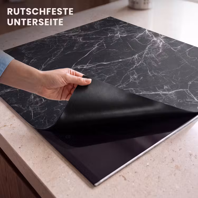 Herdabdeckplatte - Blitzschlag von Black Marble — 9