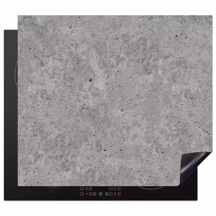 Herdabdeckplatte - Beton - Schiefer - Grau - Struktur aus Beton — 1