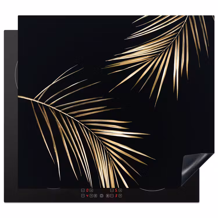 Herdabdeckplatte - Goldene Eleganz der Tropen — 1