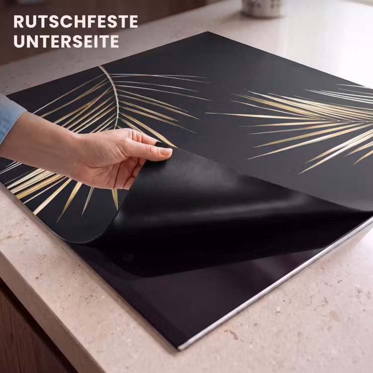 Herdabdeckplatte - Goldene Eleganz der Tropen — 9