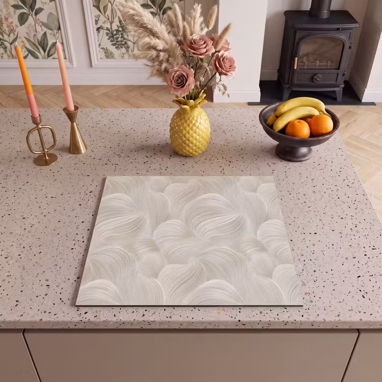 Herdabdeckplatte - Lines - Ventilator - Beige — 2