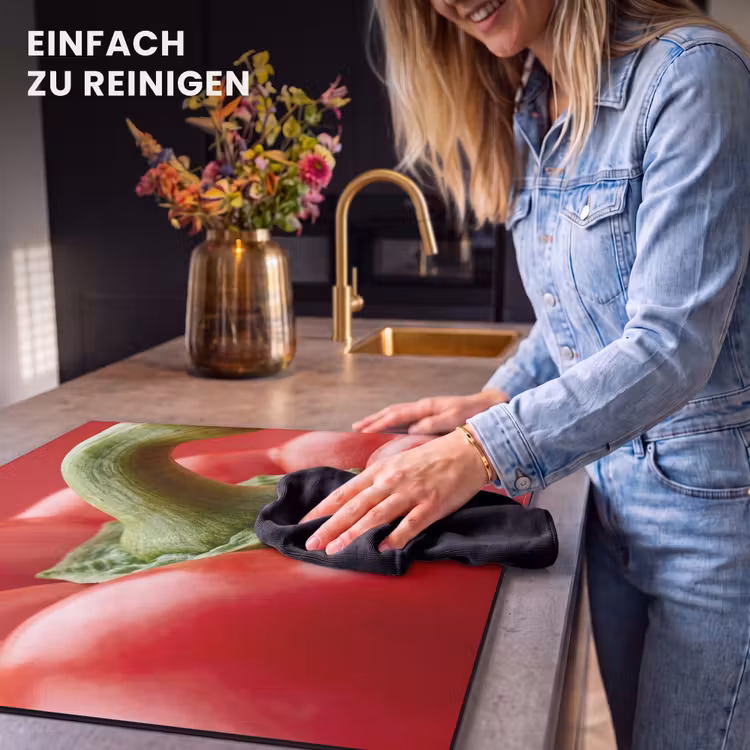 Herdabdeckplatte - Essen – Paprika – Rot — 6